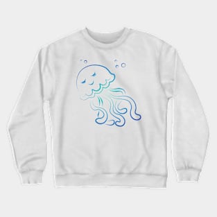 cute Octopus Doodle Crewneck Sweatshirt